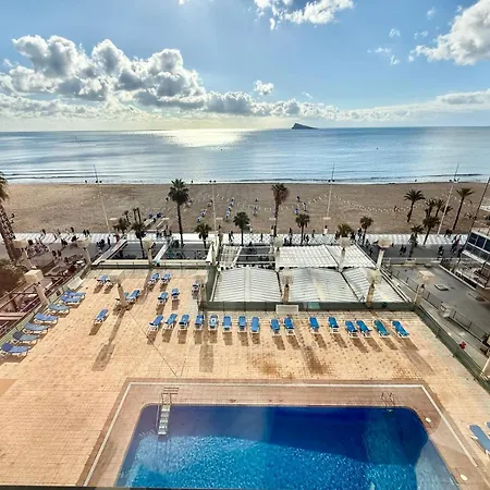 Santa Margarita, Primera Linea De Playa Con Piscina Benidorm